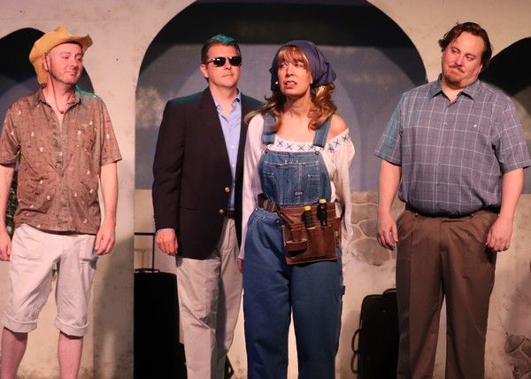 Zane Oberholzer, Jr., Brian Kaider, Jessica Billones, and Mike Reid Photo