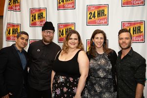 Kristoffer Diaz, Mike Doughty, Bonnie Milligan, Shira Milikowsky, and Brad Landers Photo