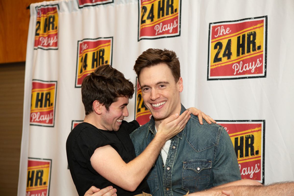 Noah Galvin and Erich Bergen at 