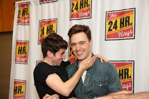 Noah Galvin and Erich Bergen @ BroadwayWorld Noah Galvin and Erich Bergen Photo