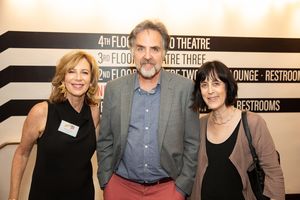 President Wendy Rowden, Playwrights Horizons Artistic Director Tim Sanford, and Manag Photo