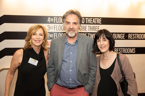 President Wendy Rowden, Playwrights Horizons Artistic Director Tim Sanford, and Manag Photo
