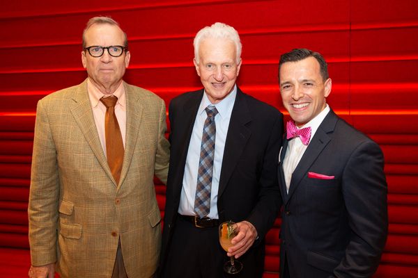 Manhattan Theatre Club Executive Producer Barry Grove, producer Tom Viertel, Building Photo