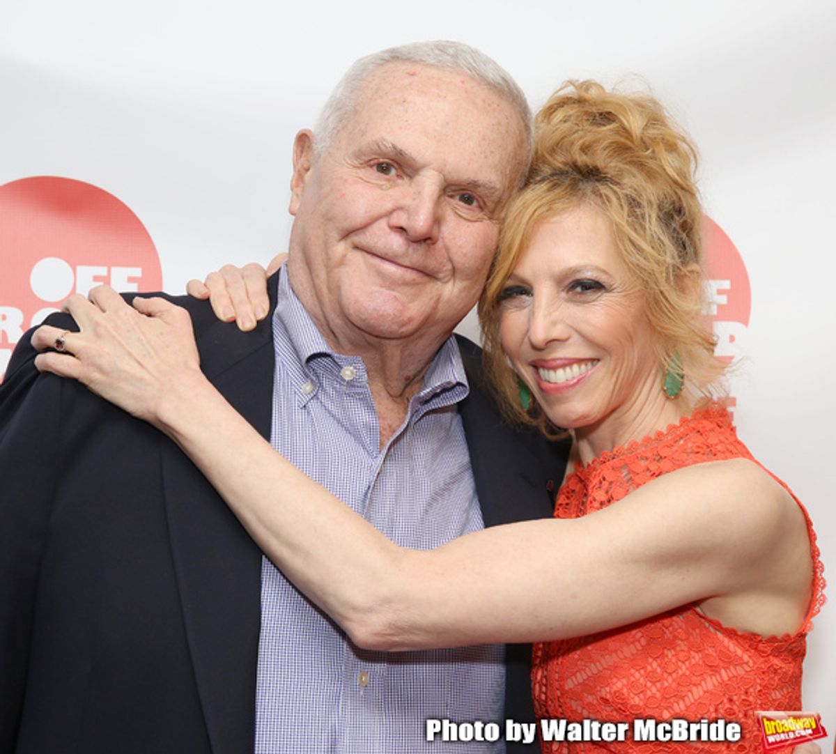 Maddie Corman with her dad  at 