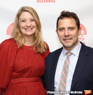 Heidi Schreck and director Oliver @ BroadwayWorld Heidi Schreck and director Oliver Photo