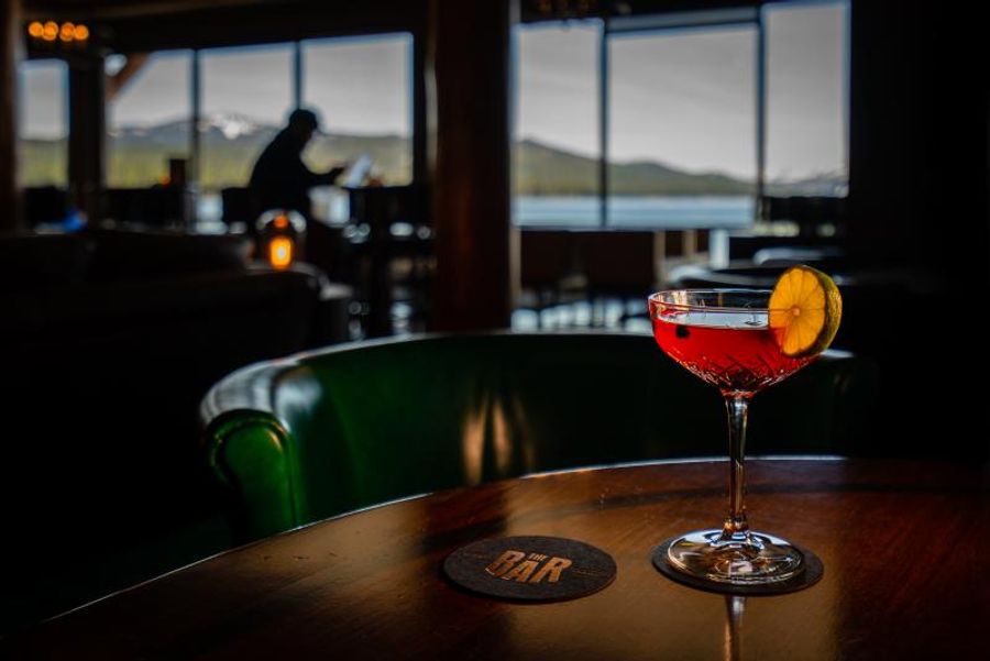 Marinas Menu & Lifestyle: SHORE LODGE in McCall Idaho and their Huckletini Cocktail Image