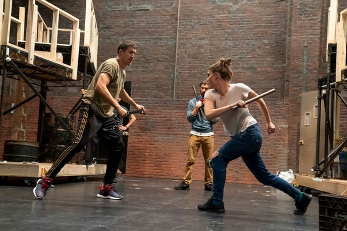 Jonathan Cake and Suzannah Herschkowitz, and Gregory Connors at 