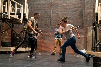 Jonathan Cake and Suzannah Herschkowitz, and Gregory Connors Photo