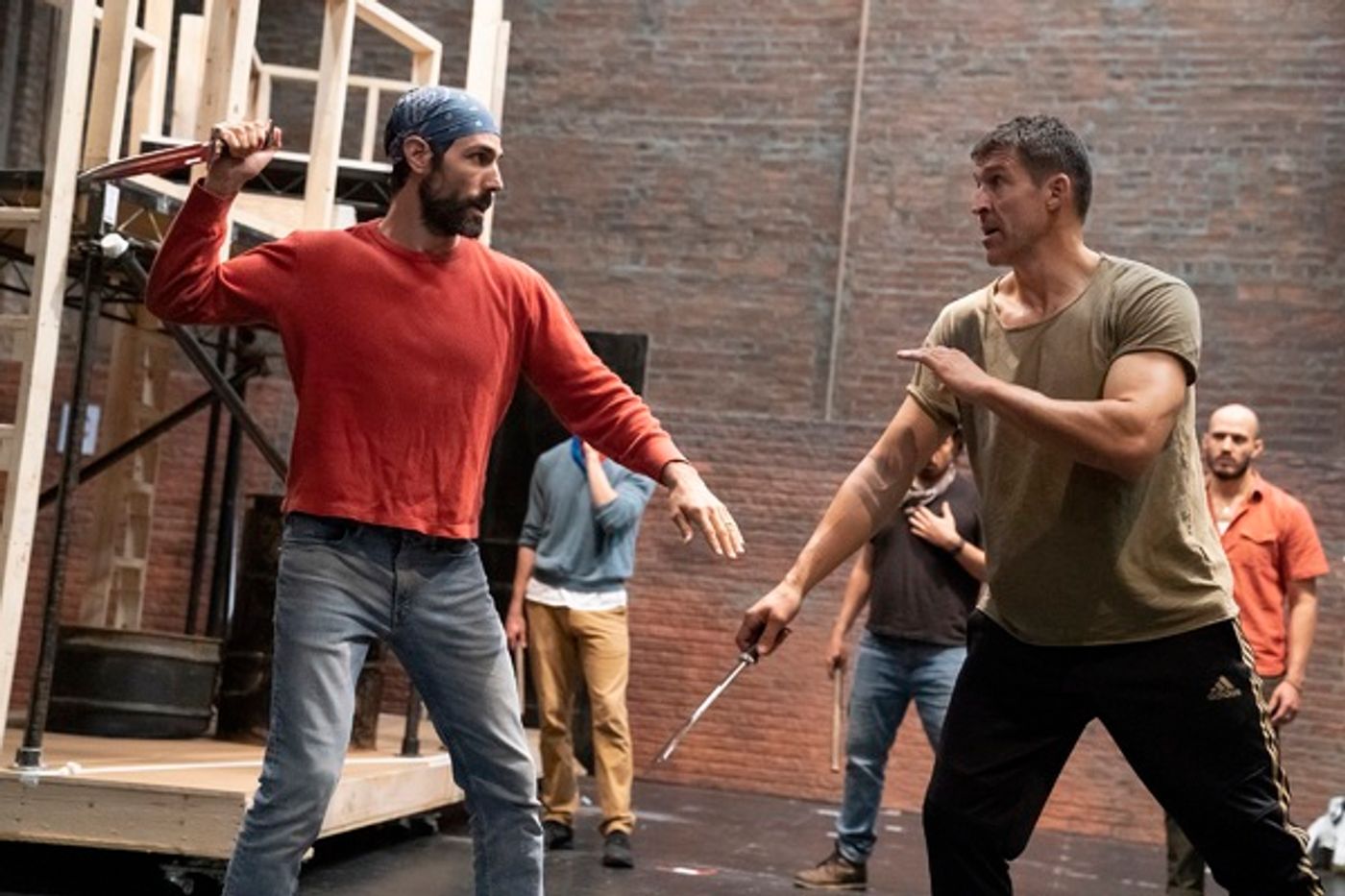 Photo Flash: In Rehearsal with The Public's CORIOLANUS  Image