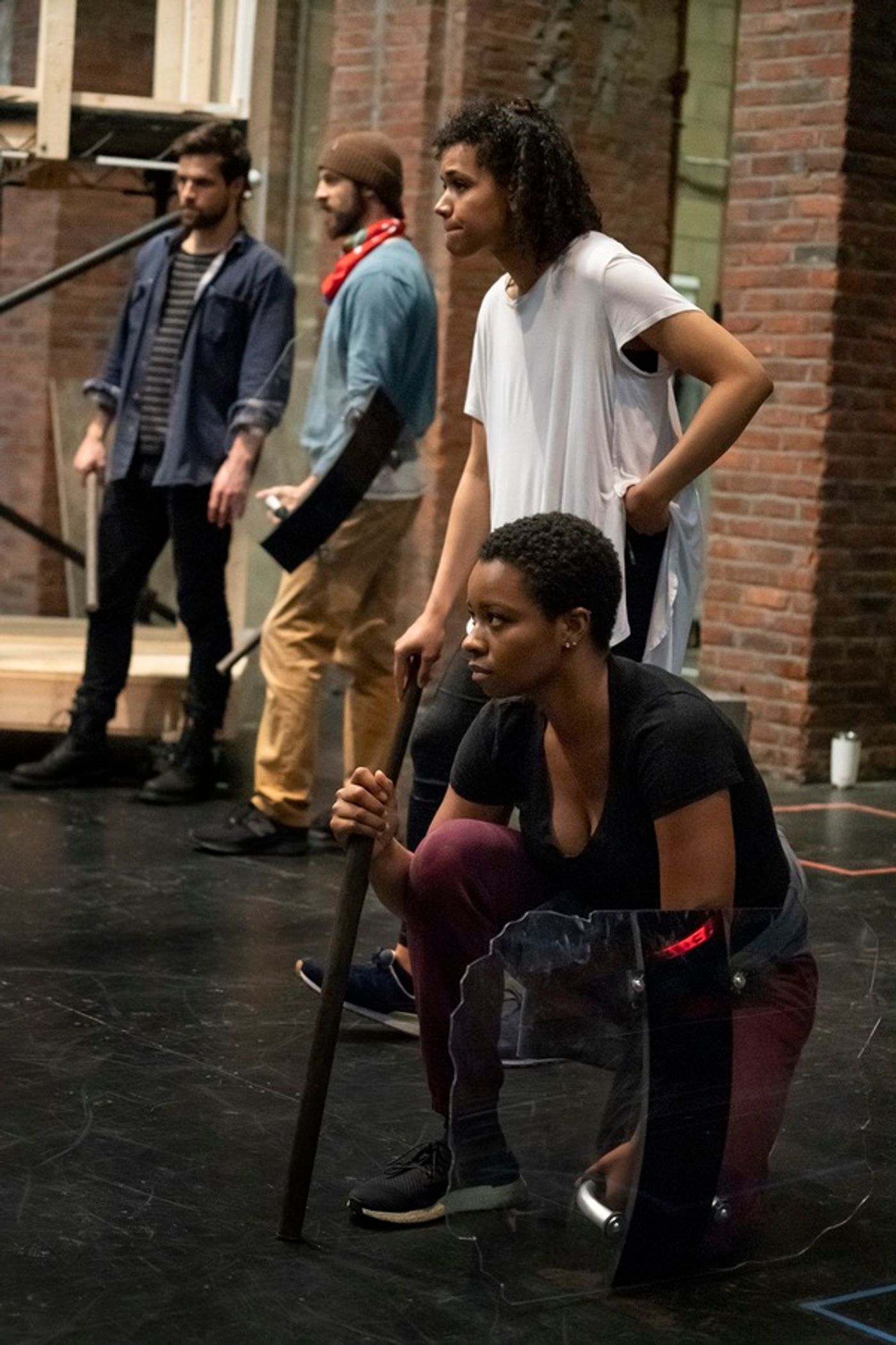 Photo Flash: In Rehearsal with The Public's CORIOLANUS  Image