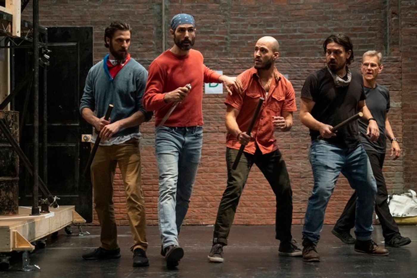 Photo Flash: In Rehearsal with The Public's CORIOLANUS  Image
