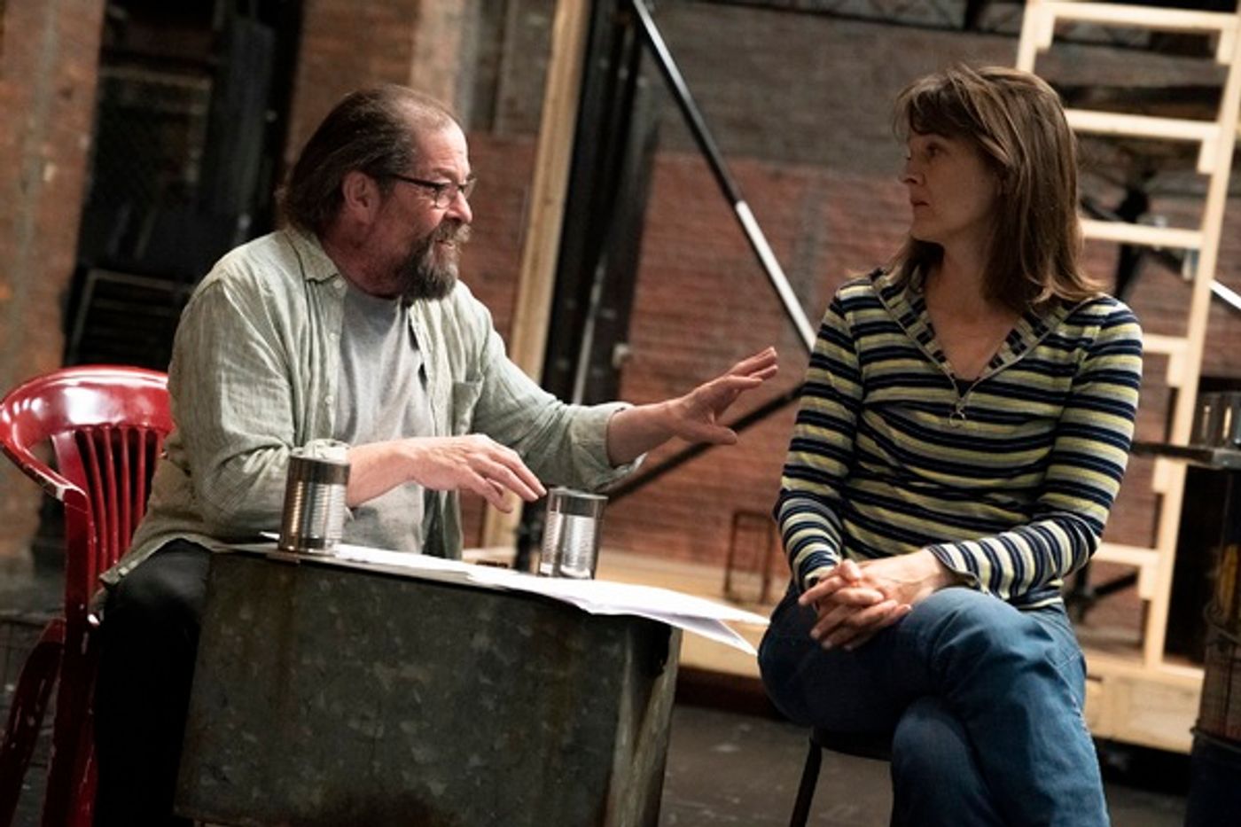 Photo Flash: In Rehearsal with The Public's CORIOLANUS  Image