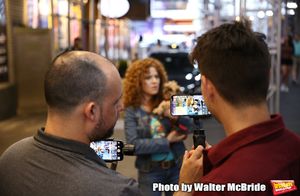 Bernadette Peters with a dog from The Humane Society of New York @ BroadwayWorld Bernadette Peters with a dog from The Humane Society of New York Photo