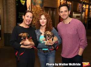Laurie Metcalf, Bernadette Peters and Santino Fontana with dogs from The Humane Society of New York @ BroadwayWorld Laurie Metcalf, Bernadette Peters and Santino Fontana with dogs from The Humane Socie Photo