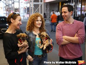 Laurie Metcalf, Bernadette Peters and Santino Fontana with dogs from The Humane Society of New York @ BroadwayWorld Laurie Metcalf, Bernadette Peters and Santino Fontana with dogs from The Humane Socie Photo