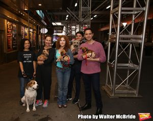 Laurie Metcalf, Bernadette Peters and Santino Fontana with dogs from The Humane Society of New York @ BroadwayWorld Laurie Metcalf, Bernadette Peters and Santino Fontana with dogs from The Humane Socie Photo