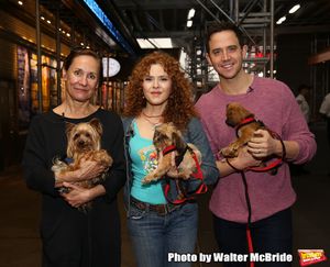 Laurie Metcalf, Bernadette Peters and Santino Fontana with dogs from The Humane Society of New York @ BroadwayWorld Laurie Metcalf, Bernadette Peters and Santino Fontana with dogs from The Humane Socie Photo