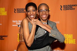 Lydia R. Diamond and her son @ BroadwayWorld Lydia R. Diamond and her son Photo