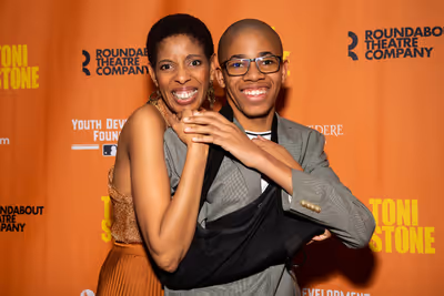 Lydia R. Diamond and her son Photo
