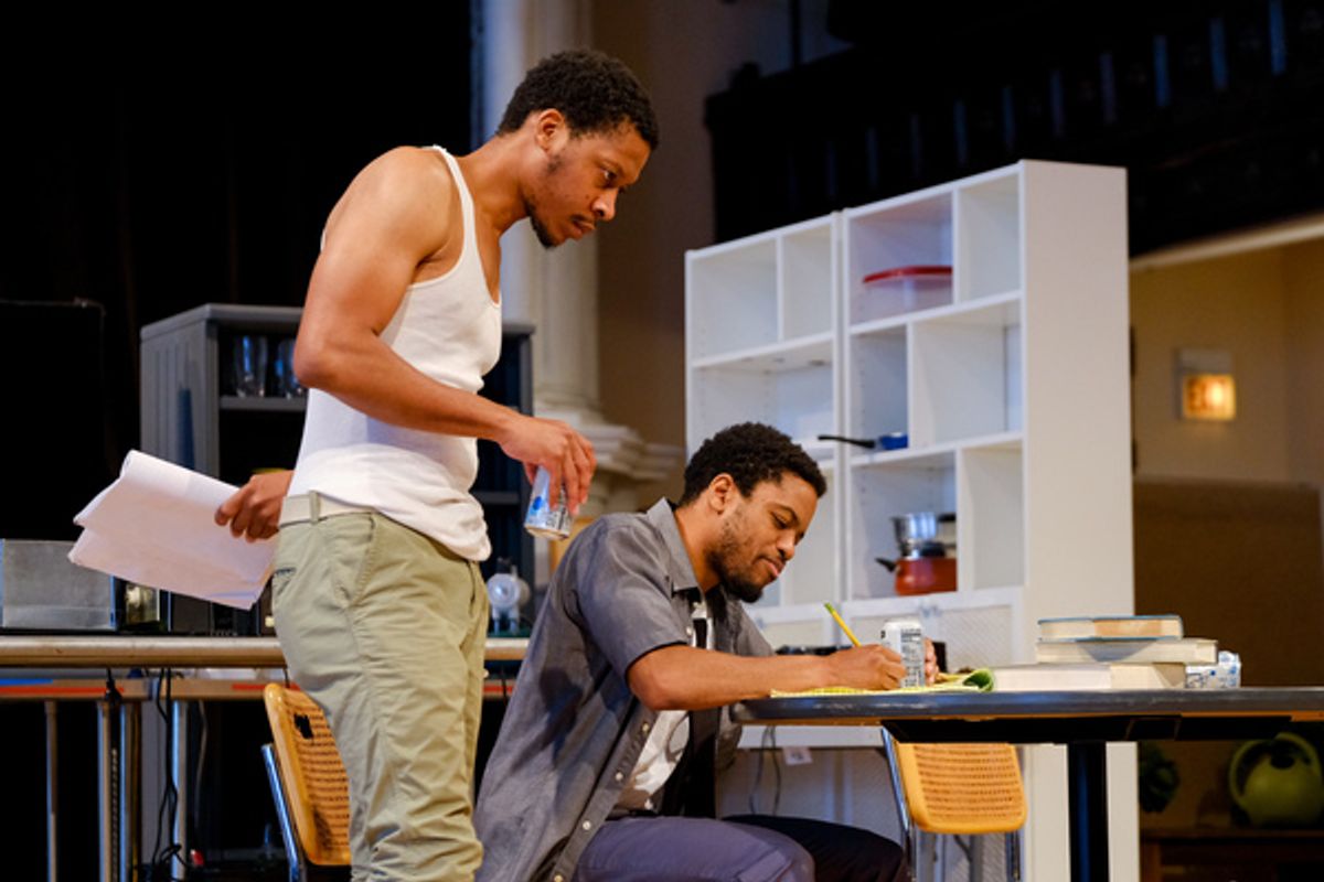 Namir Smallwood and Jon Michael Hill at 