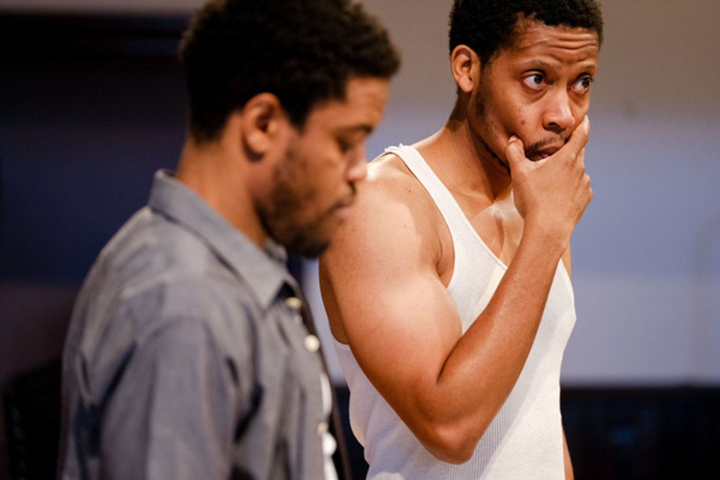 Photo Flash: In Rehearsal with Steppenwolf's TRUE WEST  Image