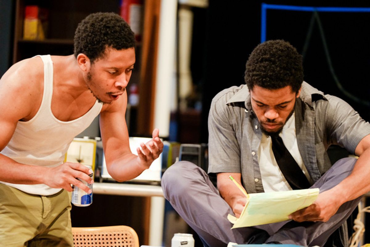 Namir Smallwood and Jon Michael Hill at 