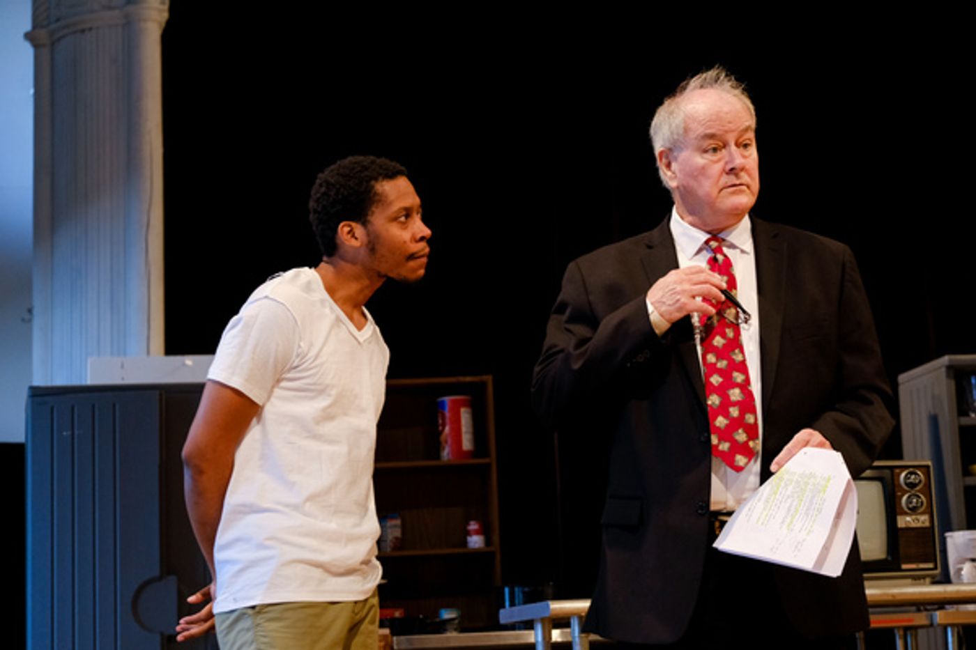 Photo Flash: In Rehearsal with Steppenwolf's TRUE WEST  Image