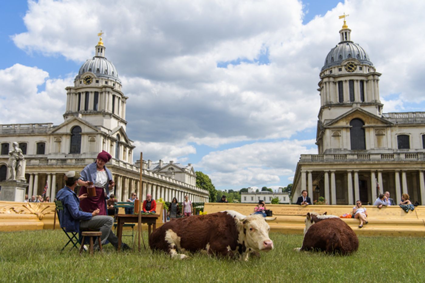 Photo Flash: Greenwich+Docklands International Festival Features PASTURE WITH COWS Photo Flash: Greenwich+Docklands International Festival Features PASTURE WITH COWS Image
