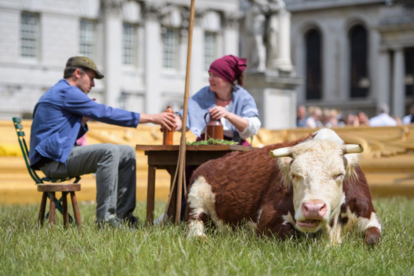 Photo Flash: Greenwich+Docklands International Festival Features PASTURE WITH COWS Photo Flash: Greenwich+Docklands International Festival Features PASTURE WITH COWS Image