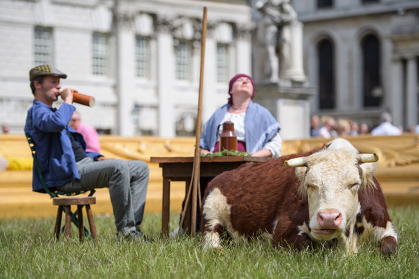 Photo Flash: Greenwich+Docklands International Festival Features PASTURE WITH COWS Photo Flash: Greenwich+Docklands International Festival Features PASTURE WITH COWS Image