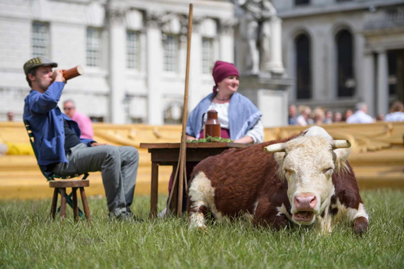 Photo Flash: Greenwich+Docklands International Festival Features PASTURE WITH COWS Photo Flash: Greenwich+Docklands International Festival Features PASTURE WITH COWS Image