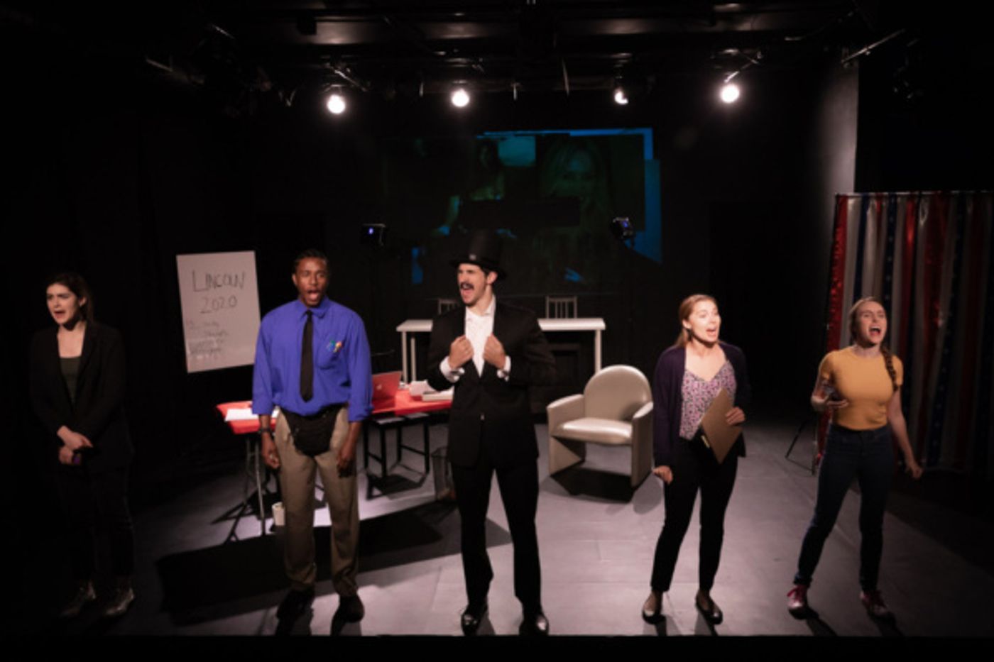Photo Flash: World Premiere Of Interactive Political Comedy LINCOLN 2020  Image