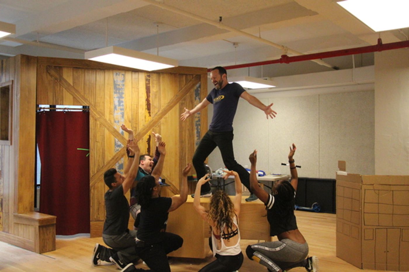 Photo Flash: Inside Rehearsals For TheatreWorksUSA's DOG MAN, THE MUSICAL  Image