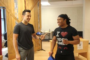 Dan Rosales as Harold and Forest Vandyke @ BroadwayWorld Dan Rosales as Harold and Forest Vandyke Photo