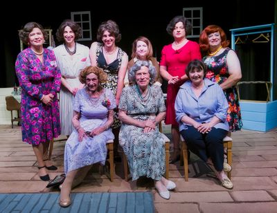 The cast of Harvey Fierstein's  CASA VALENTINA Photo