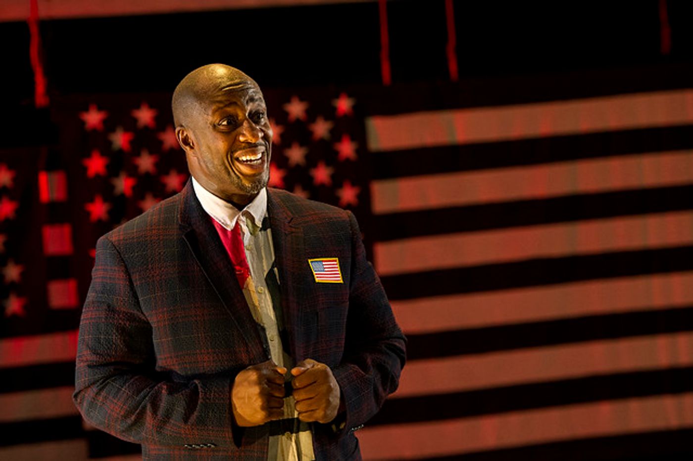 Review: AMERICA V. 2.1: THE SAD DEMISE & EVENTUAL EXTINCTION OF THE AMERICAN NEGRO at Barrington Stage Company Packs far more than a 1 - 2 Punch.  Image