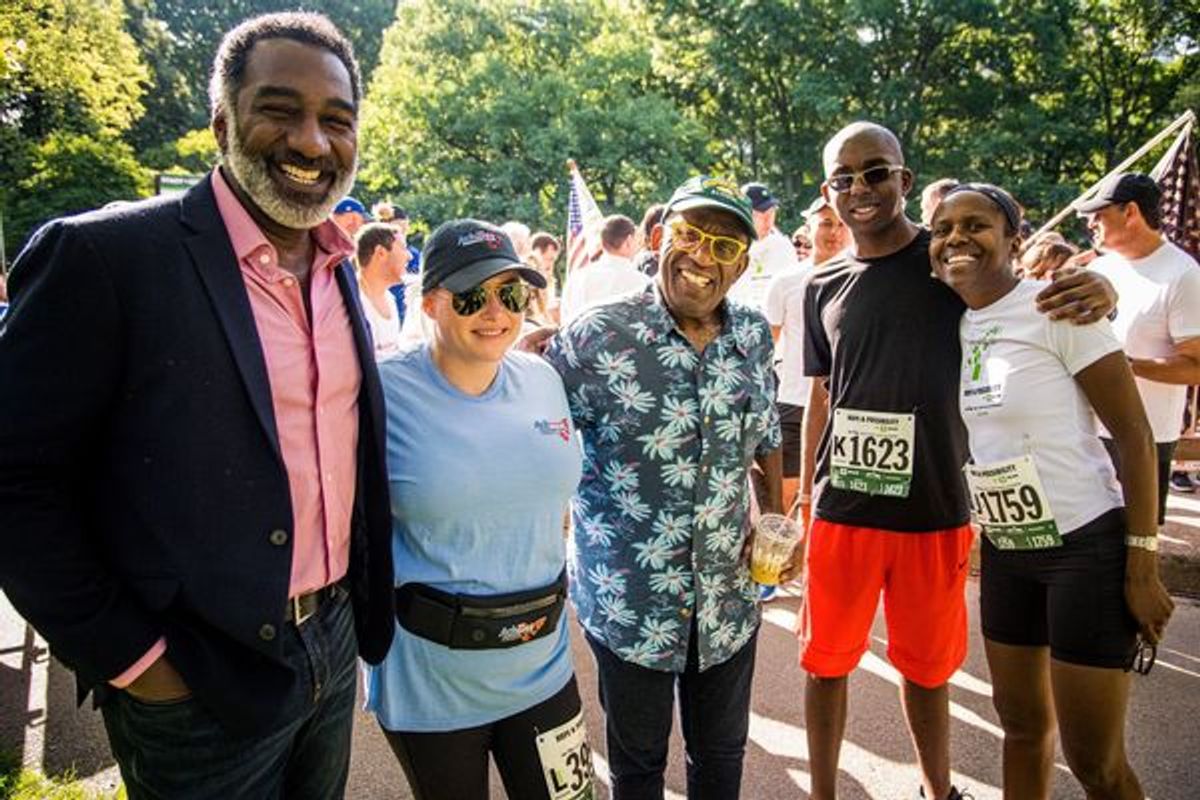 Norm Lewis, Meghan McCain, Al Roker, Deborah Roberts, and son Nick at 