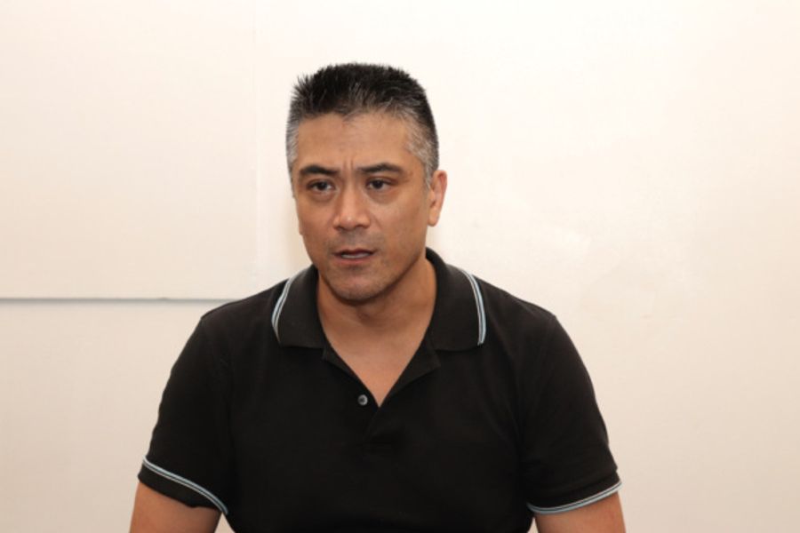 Photo Flash: In Rehearsal With Leviathan Lab's Workshop Of FULL CONTACT Starring Ariel Estrada Image