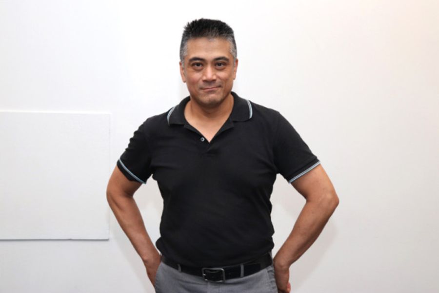 Photo Flash: In Rehearsal With Leviathan Lab's Workshop Of FULL CONTACT Starring Ariel Estrada Image