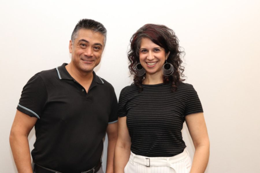 Photo Flash: In Rehearsal With Leviathan Lab's Workshop Of FULL CONTACT Starring Ariel Estrada Image