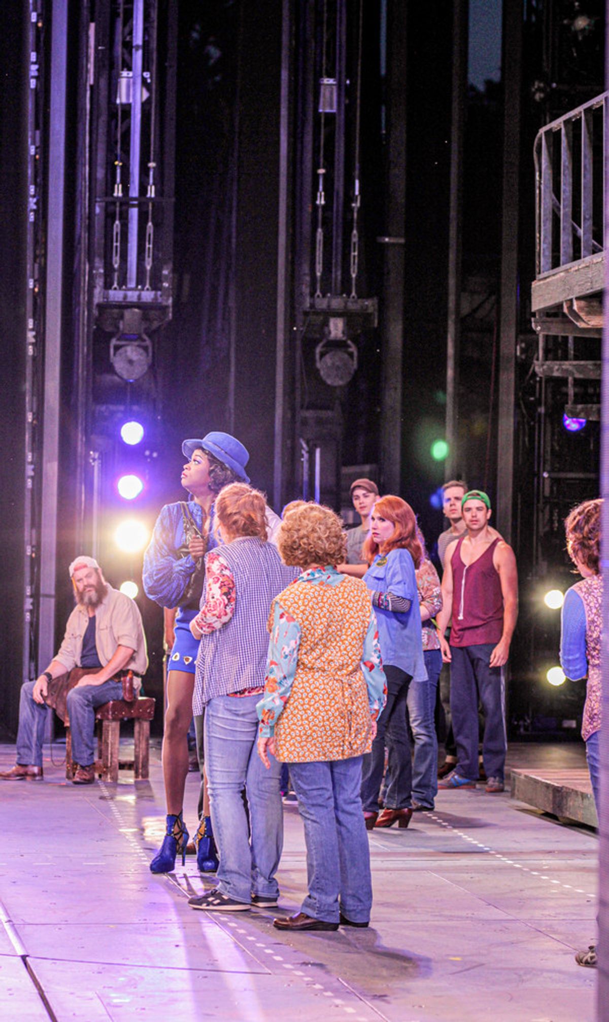 J. Harrison Ghee and Kinky Boots Cast at 