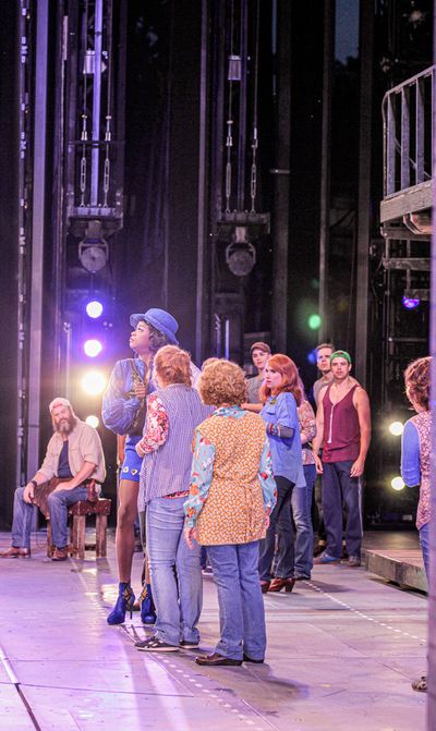 J. Harrison Ghee and Kinky Boots Cast Photo