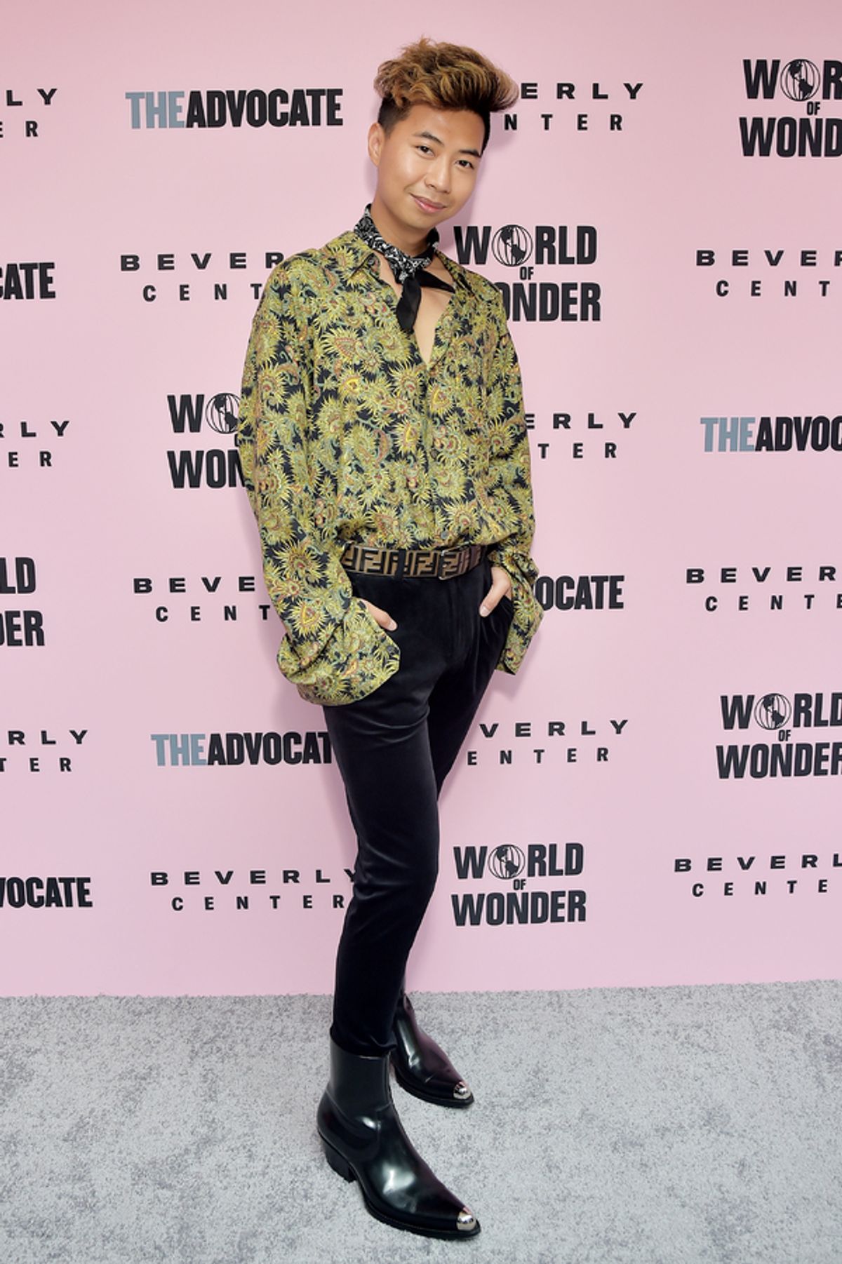 Tommy Lei at Beverly Center x The Advocate x World of Wonder Celebrates PRIDE