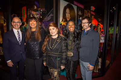Councilman Mitch O'Farrell, Anita Pointer, Donelle Dadigan, Bonnie Pointer and Academ Photo