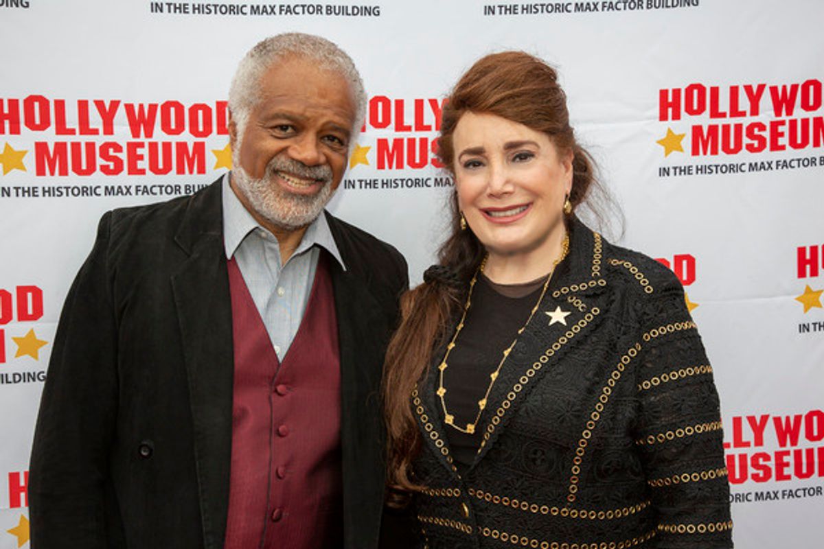 Ted Lange and Donelle Dadigan  at 