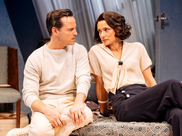 Andrew Scott and Indira Varma Photo