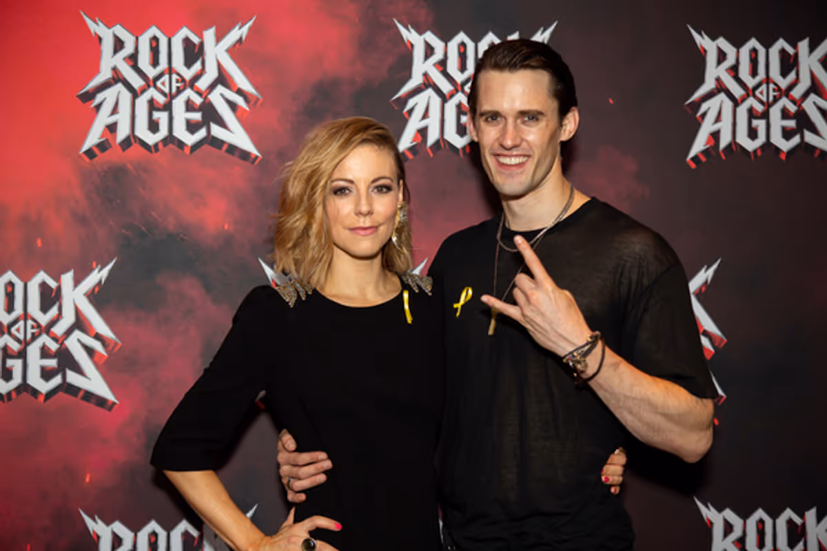 Kristen Scott and CJ Eldred at ROCK OF AGES Celebrates NYC Return!