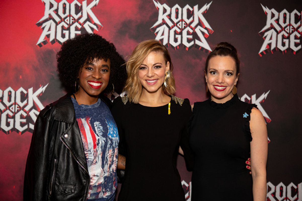 Kristolyn Lloyd, Kristen Scott, and Kara Lindsay at 