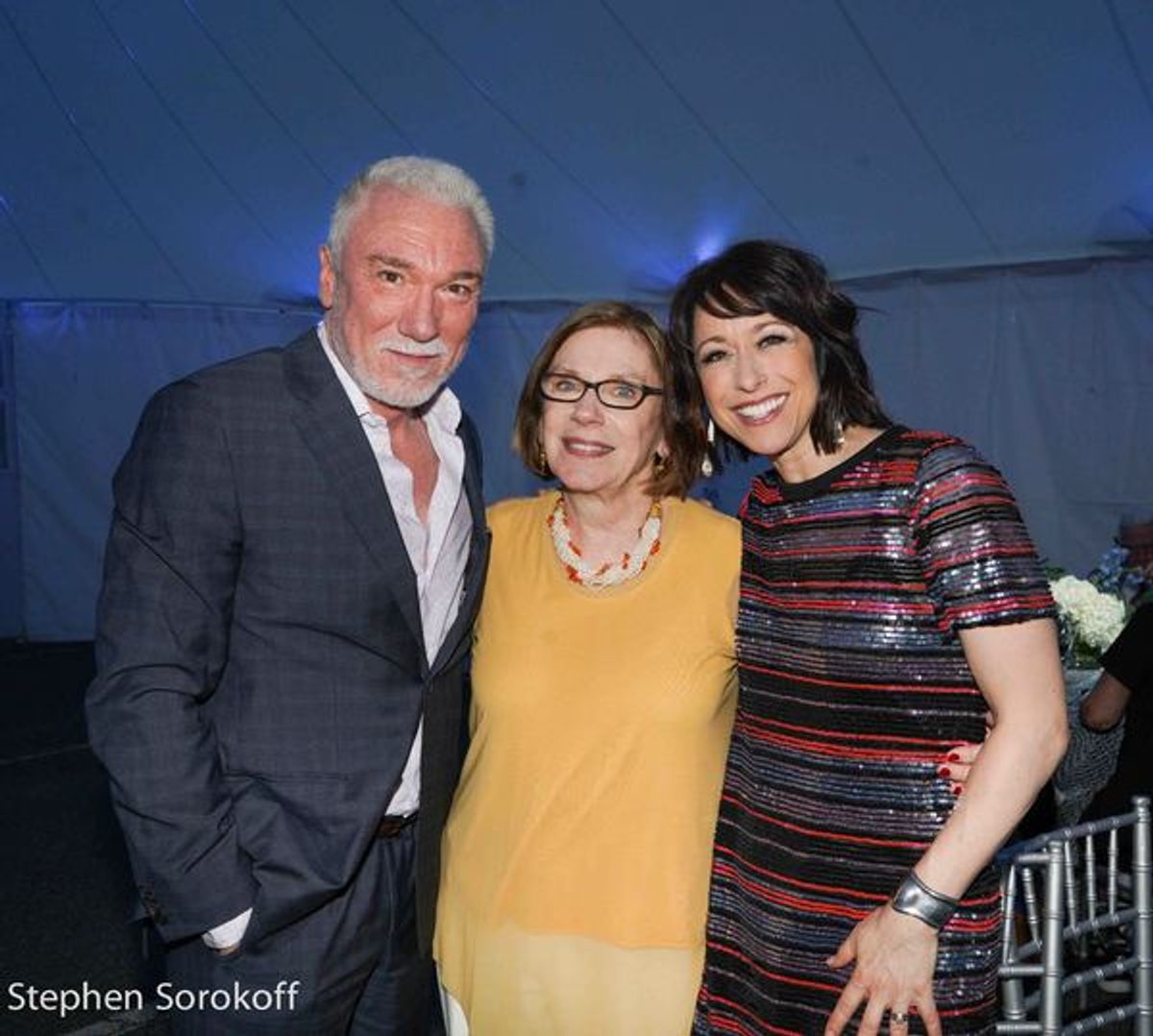 Patrick Page, Julianne Boyd, Paige Davis at 