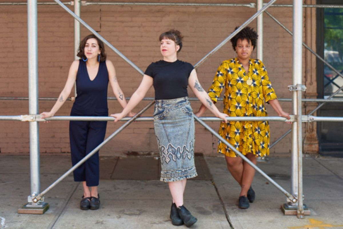 Samantha Sheppard, Jenny Reed, Charly Evon Simpson at 